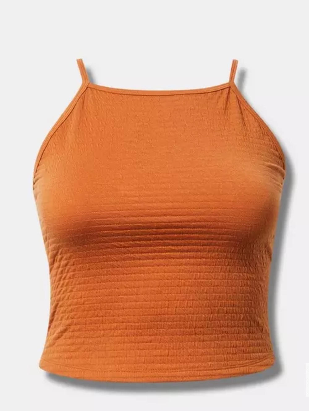 Women’s Ribbed Square Neck Cami Tank Tops- Amber Brown/whisper white (2tops) New